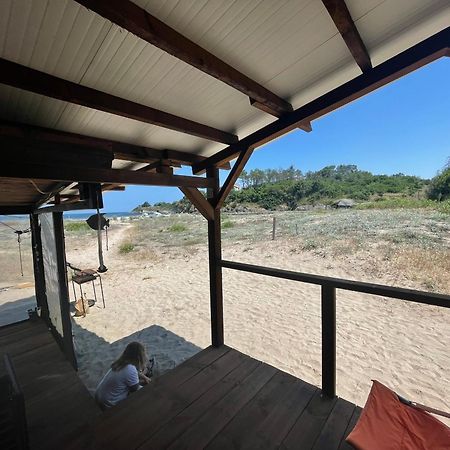 Sea Caravan On The Beach Kiten  Buitenkant foto