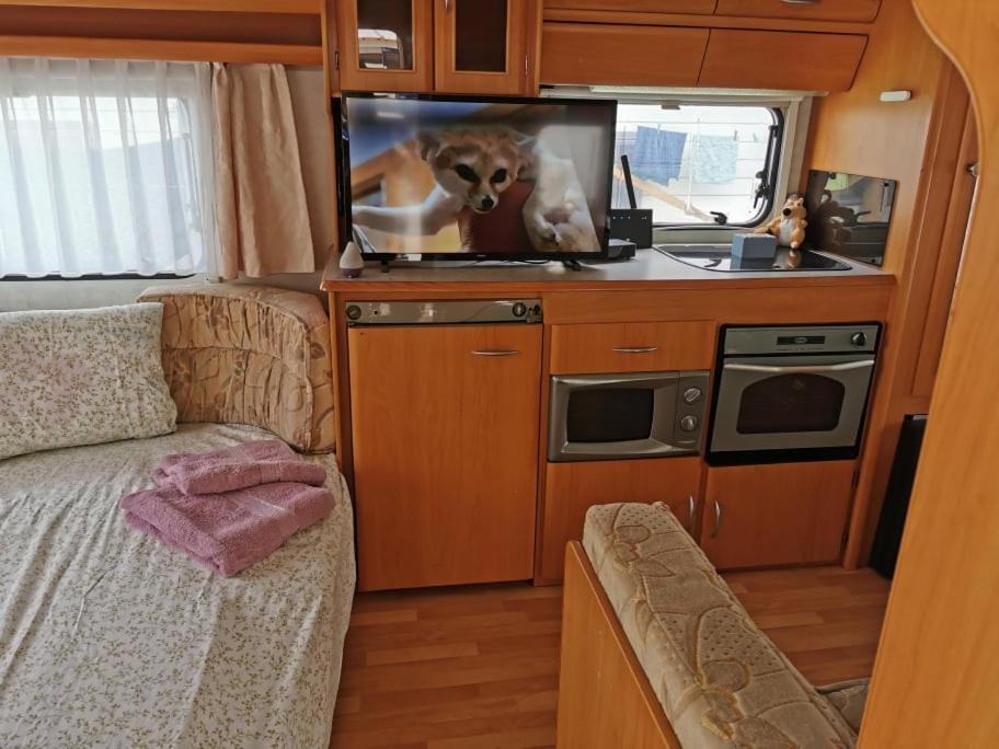 Sea Caravan On The Beach Kiten  Buitenkant foto